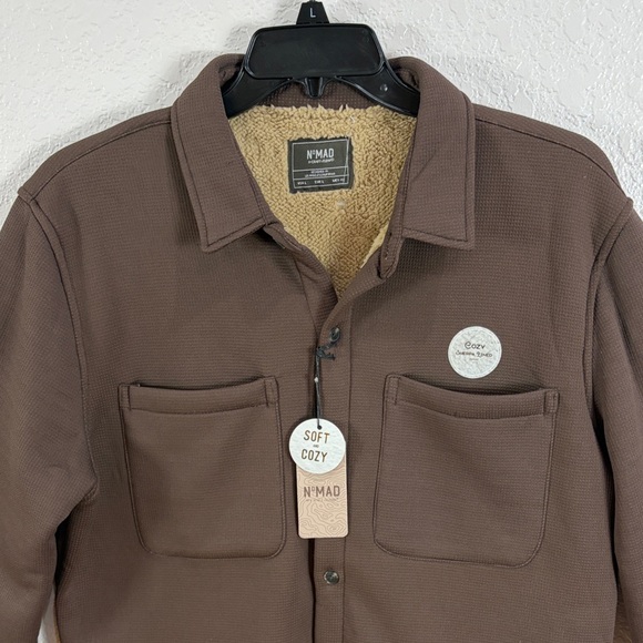 NoMAD by Craft +Flow,CozySherpa ,Men's Brown Jacket - Picture 4 of 17